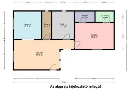 Eladó családi ház, Kötegyán 2 szoba 95 m² 14.2 M Ft